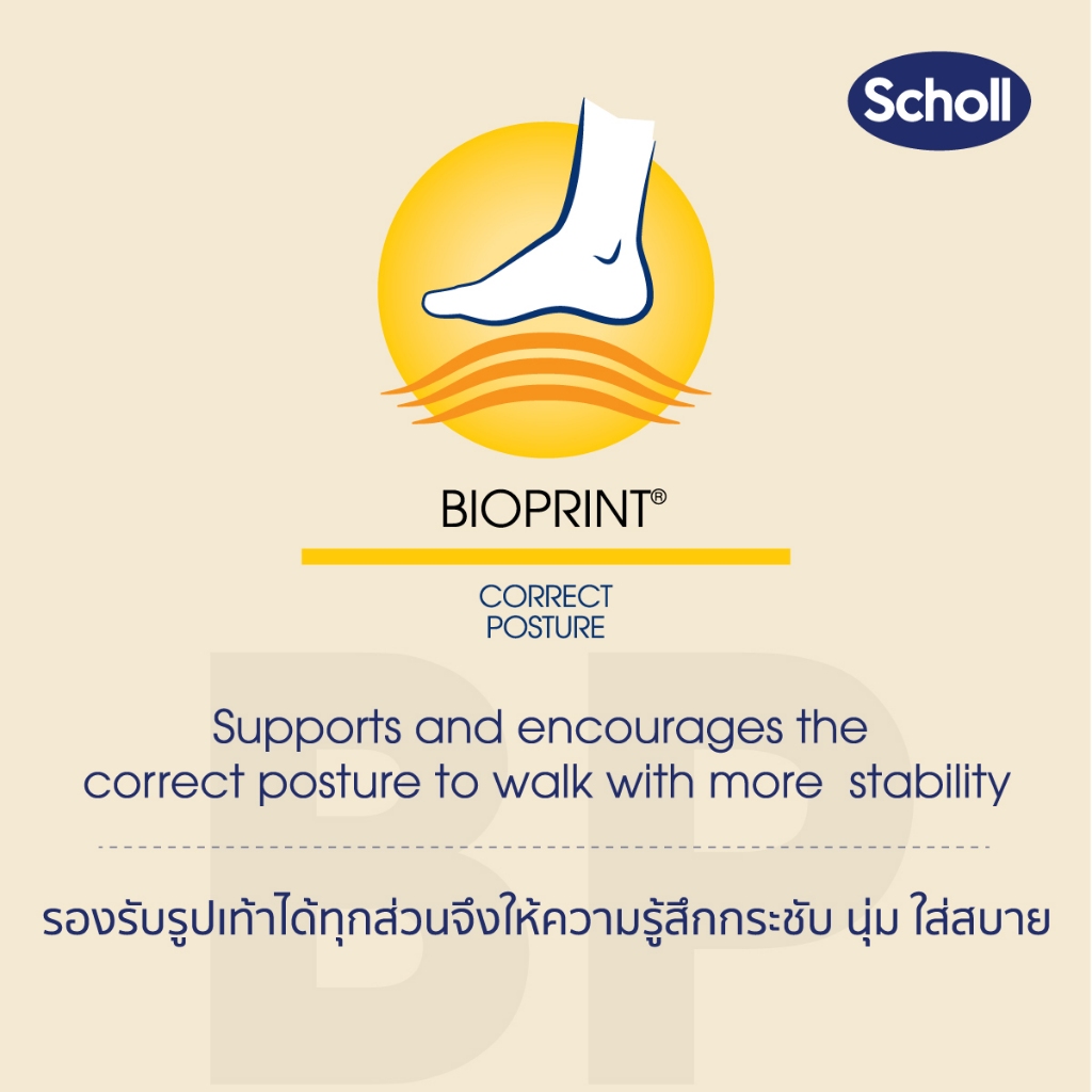 Scholl รองเท้าแตะ ผู้ชาย สกอลล์ แบบสวม รุ่น ADX