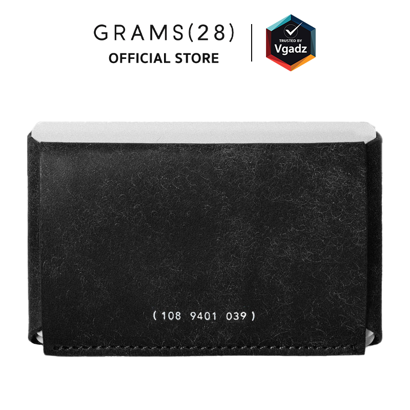 GRAMS(28) - กระเป๋าสตางค์ รุ่น 108 Cardholder (Snowflake Leather)