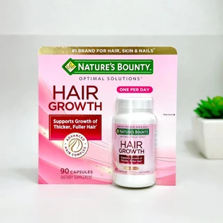 NATURE'S BOUNTY TIMAL SOUTIONS HAIR GROWTH 90แคปซูล วิตามินบำรุงผมให้ยาวไว