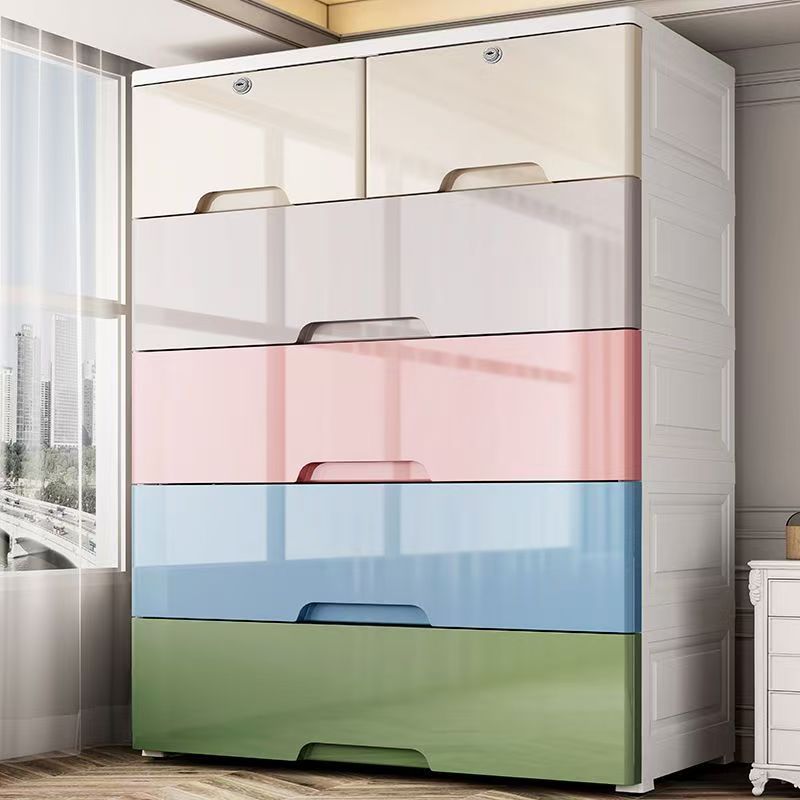 Kaman ลิ้นชักเก็บของ ลิ้นชัก กว้าง78cm ตู้เสื้อผ้าตู้เก็บของแบบหลายชั้น เพิ่มหนาตู้ลิ้นชักพลาสติก ลิ้นชักพลาสติก