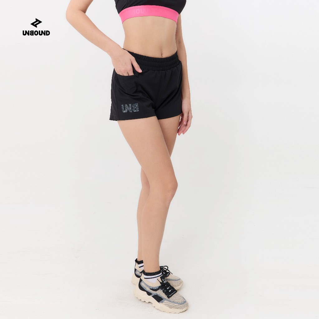 UNBOUND ASTRO CAMO INTERSTELLAR SPACE SHORTS (BLACK) กางเกงออกกำลังกายขาสั้นสีดำ