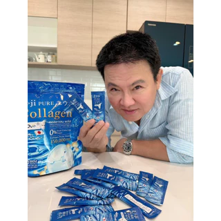 ยูจิเพียวคอลลาเจนพลัส 1 ห่อมี 30 ซอง Uji Collagen คลอลาเจนแม่ตั๊กเพื่อสุขภาพ กระดูก เข่า ข้อต่อ