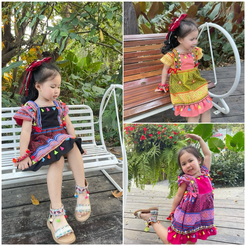 ชุดเด็กดอย ชุดเด็ก น่ารักๆ ลายเจ้านาง