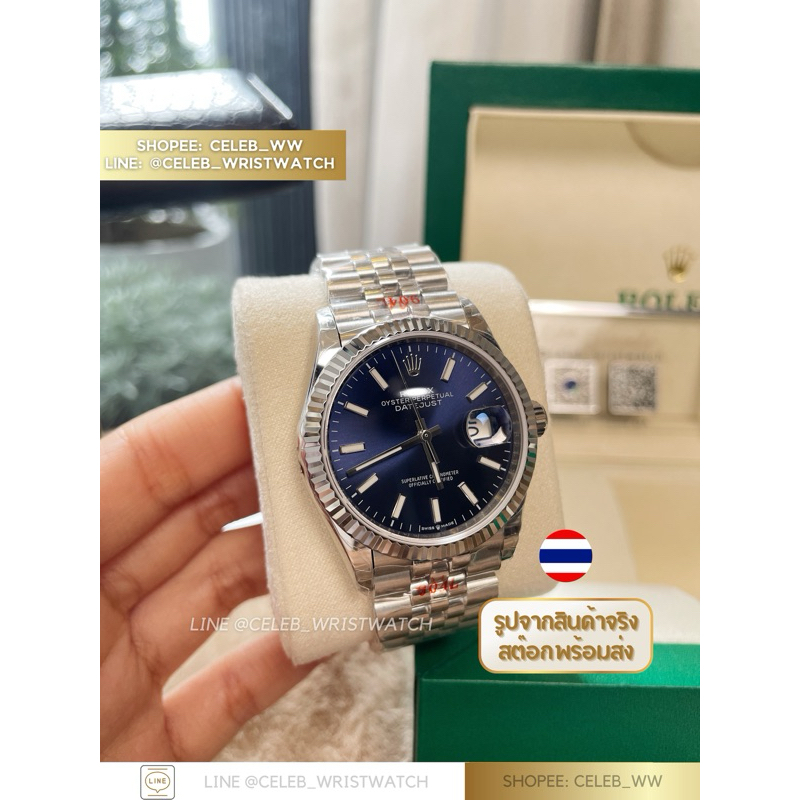 CWW • DATEJUST STEEL BLUE 36 MM.