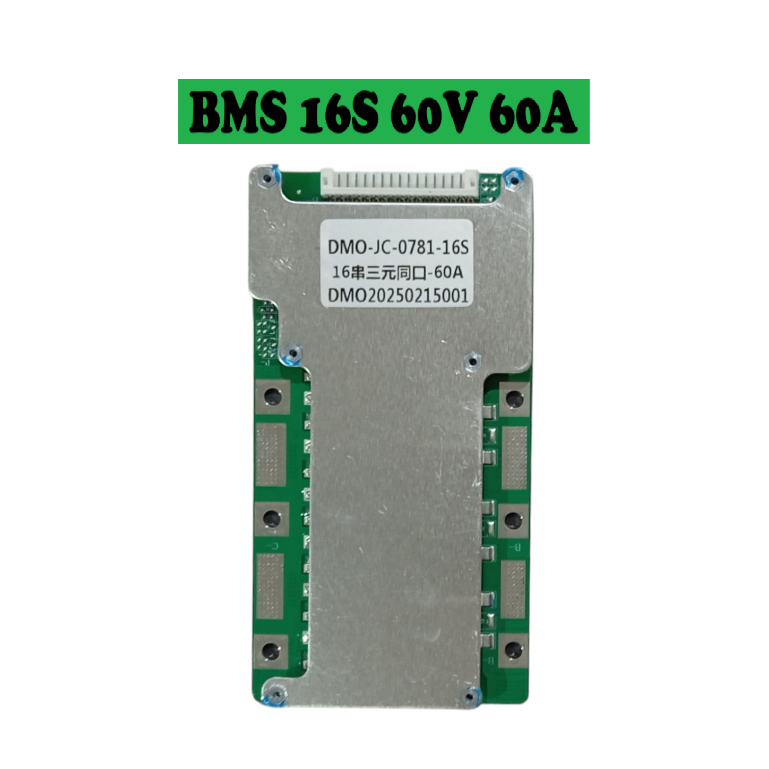 BMS Li-ion 3.7V 16S 60V 60A บอร์ตป้องกันแบตเตอรี่