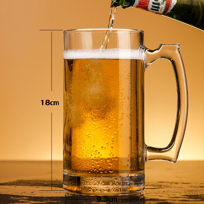 แก้วเบียร์ ขนาด850ml ความจุขความใหญ่หนาพิเศษ