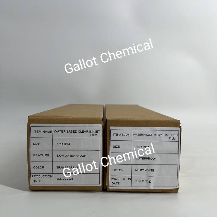 ฟิล์มอิงค์เจ็ท inkjet film แบบกันน้ำ เนื้อขุ่น (มีหลายขนาดนะคะ)