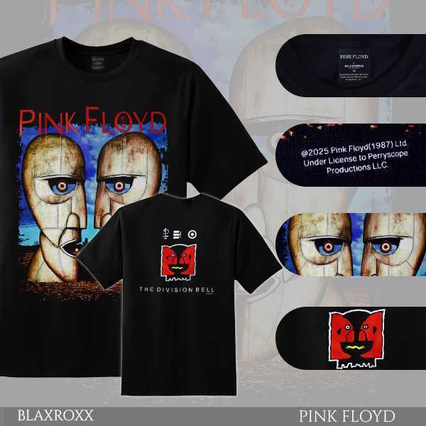 BLAXROXX | PINK FLOYD| [PF0004] |  เสื้อยืดคอกลม แขนสั้น | สกรีนลายคมชัด ไม่หลุดลอก | Cotton100%
