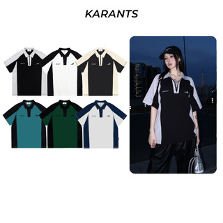 Karants แบรนด์ระดับนานาชาติอินเทรนด์ เสื้อโปโลมีซิป  KR52 Ho…