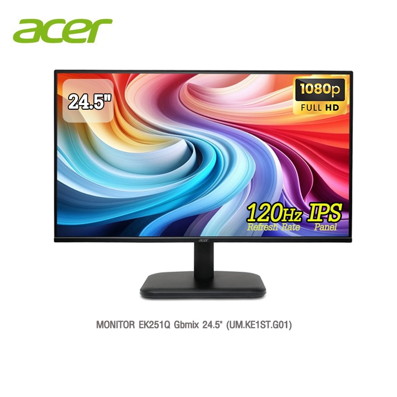Acer-Monitor LED 24.5" EK251Q Gbmix (UM.KE1ST.G01)