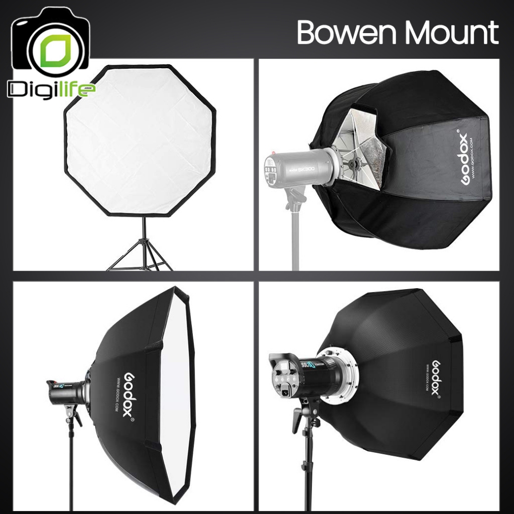 Godox Softbox SB-GUE 95 cm. Quick Release Octa Softbox With Grid ( Bowen Mount ) / Digilife Thailand