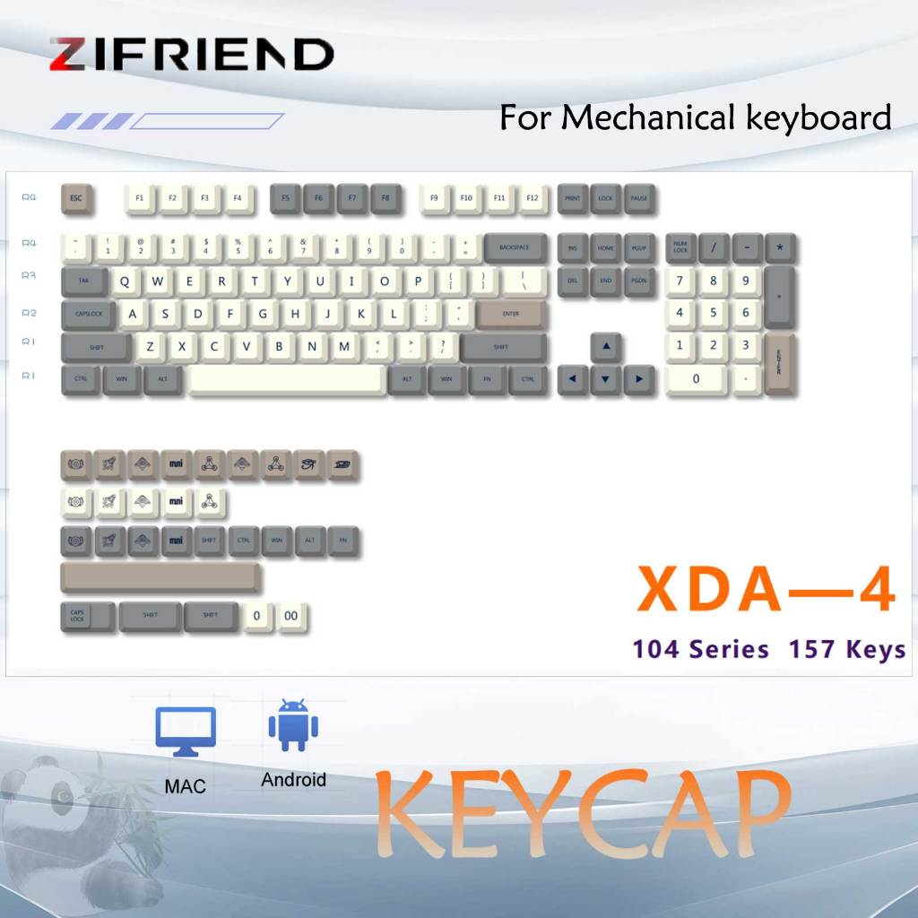 [TH] ZIFRIEND 133คีย์ Doomsday Theme keycap XDA คีย์บอร์ดเชิงกล