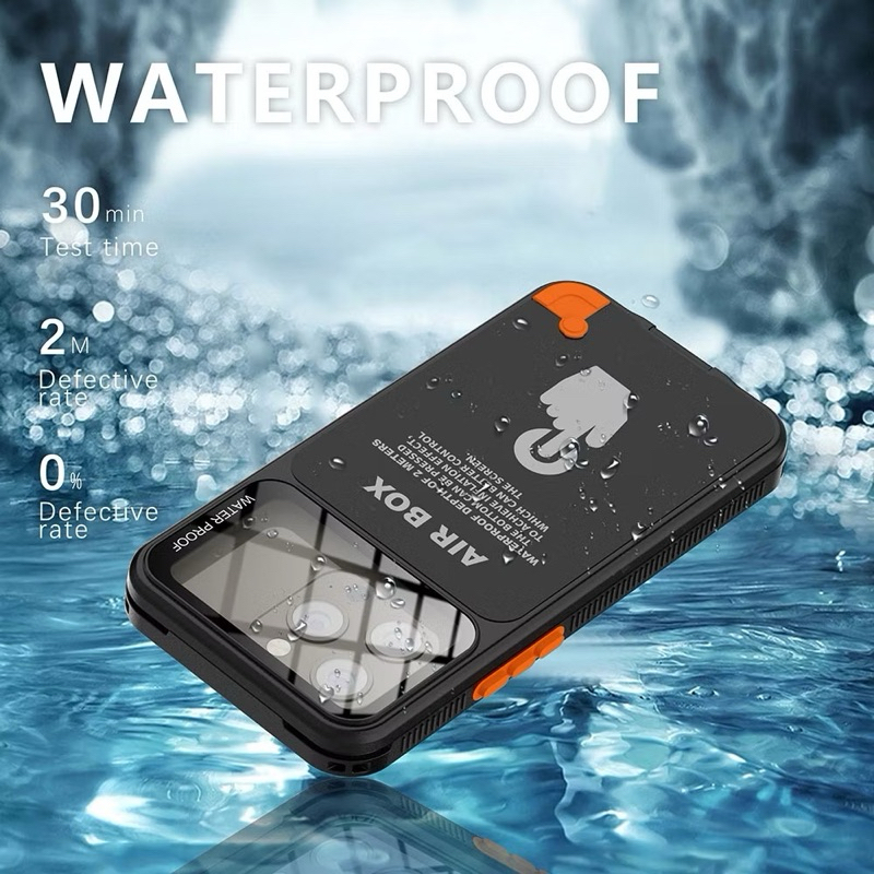 เคสกันน้ำ IP68 สำหรับโทรศัพท์ทุกรุ่น หน้าจอ 6.1”-6.9”หน้าจอทัชสกรีน ครอบคลุมทั้งตัวเครื่อง ลงทะเล,สระว่ายน้ำ พร้อมส่ง🇹🇭