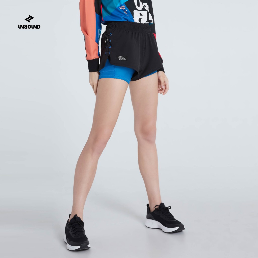 UNBOUND16 DOTS SHORT กางเกงวิ่งขาสั้น สำหรับออกกำลังกาย