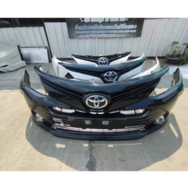 (ภาพตัวอย่าง) คละสี กันชนหน้า Toyota vios 2017 ของแท้มือสอง