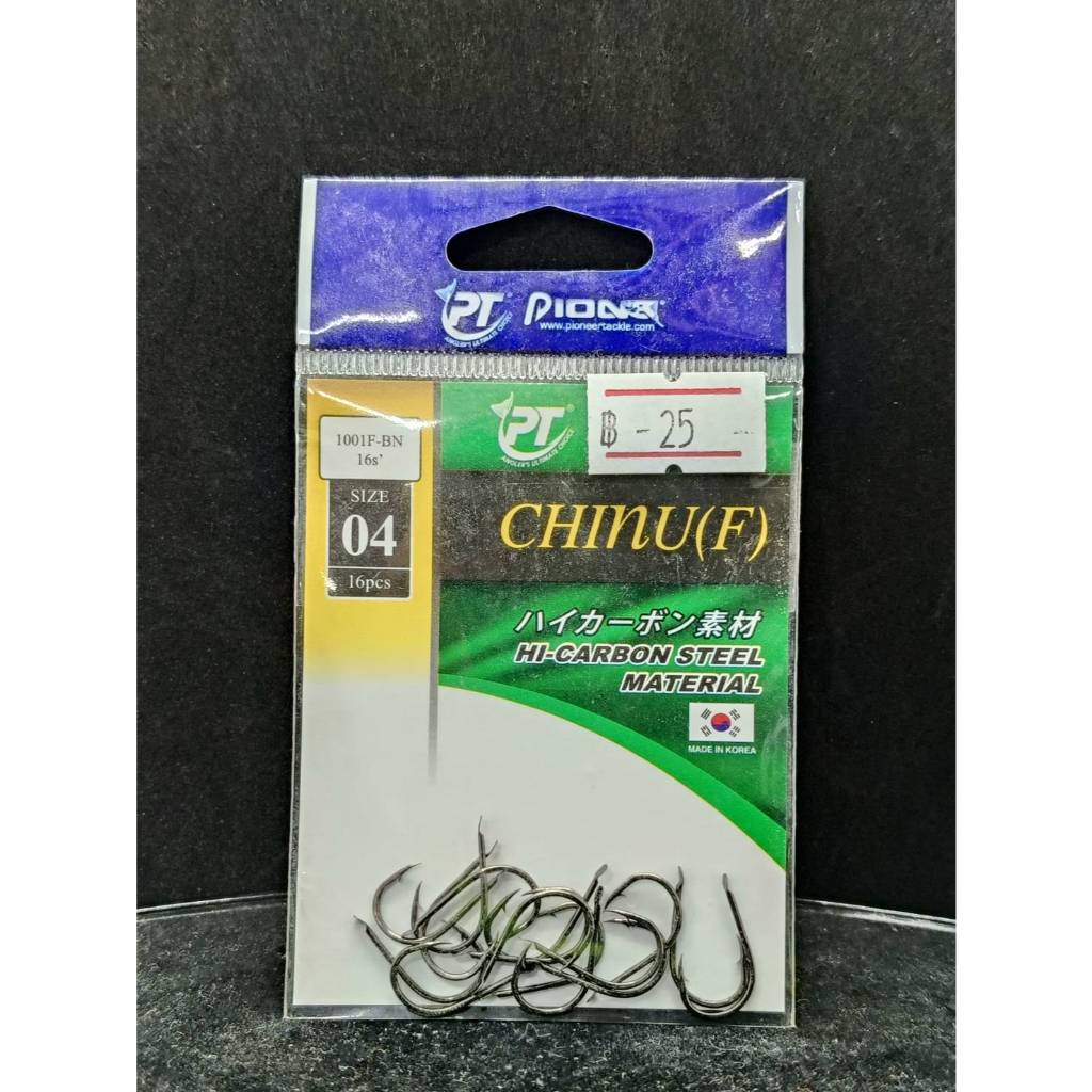 ตัวเบ็ด Pioneer CHINU(F) 1001F-BN ทรงจินุ เบาคมพริ้ว - รูปที่ 4