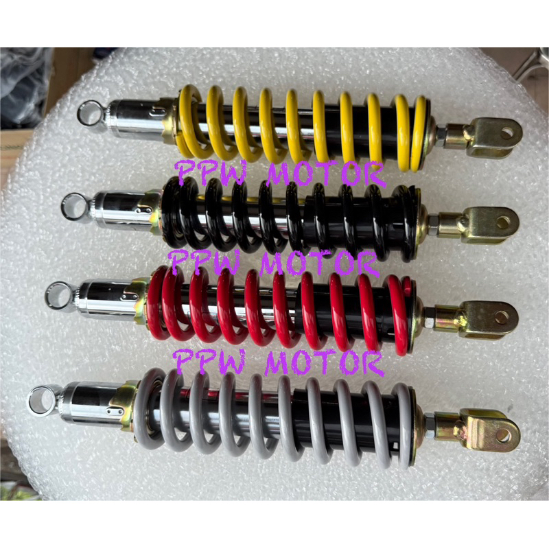 โช๊คหลังเดิม Kawasaki Klx150 (400มม) สีดำ สีเเดง สีเหลือง สีเทา