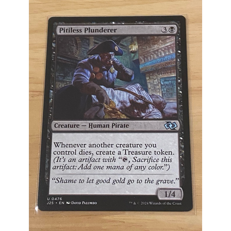 [MTG][J25] Foundations Jumpstart: Pitiless Plunderer การ์ดแท้ Magic The Gathering