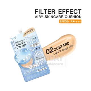 (แบบซอง) Mizumi Filter Effect Airy Skincare Cushion Spf50+ Pa++++ มิซึมิ ฟิลเตอร์ เอฟเฟกต์ แอรี่ สกินแคร์ คุชชั่น 4g