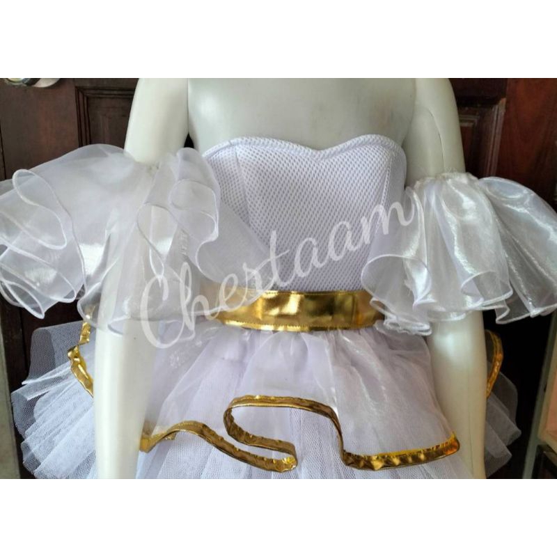 ปอกแขนระบายสำหรับแต่งขุดดรัมเมเยอร์ ชุดเชียร์ลีดเดอร์