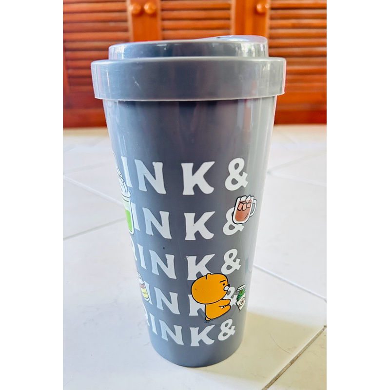 Arigato x Kakao Friends แก้ว 2 ชั้น ลาย Kakao Friends(มือสอง)