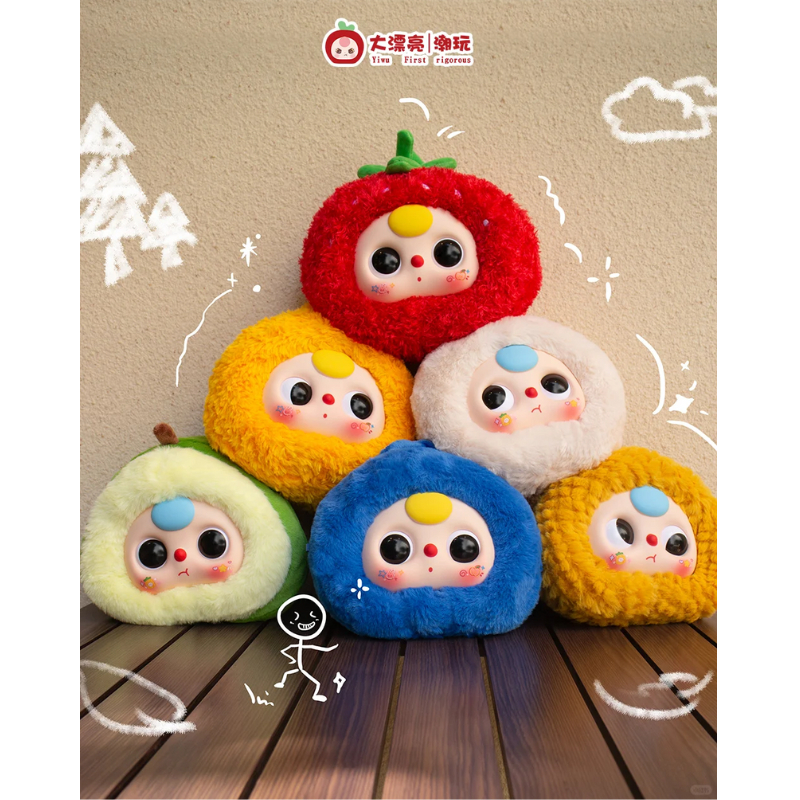 🔴จุ่มเดี่ยว🔴🔥โค้ดแฟชั่นลด30%🔥พร้อมส่งในไทย🔥Babythree Fruit V2 Zip เบบี้ทรีซิป รุ่นกระเป๋า ใส่ของได้ พวงกุญแจ