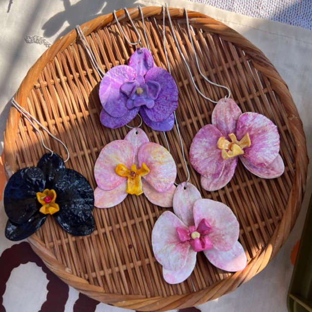 🌸🌸ORCHID NECKLACE🌸🌸❤️