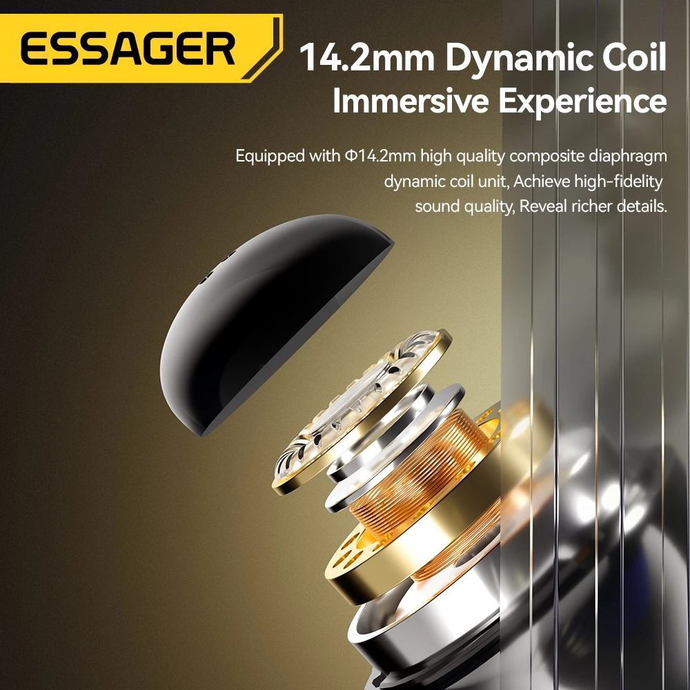 Essager Samsung คอมพิวเตอร์พีซีเฮดโฟนแบบมีสายอินเอียร์3.5มม. พร้อมไมโครโฟนสำหรับ Xiaomi เรดมี่หูฟังหูฟังสมาร์ทโฟน thumbnail 4