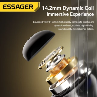 Essager Samsung คอมพิวเตอร์พีซีเฮดโฟนแบบมีสายอินเอียร์3.5มม. พร้อมไมโครโฟนสำหรับ Xiaomi เรดมี่หูฟังหูฟังสมาร์ทโฟน