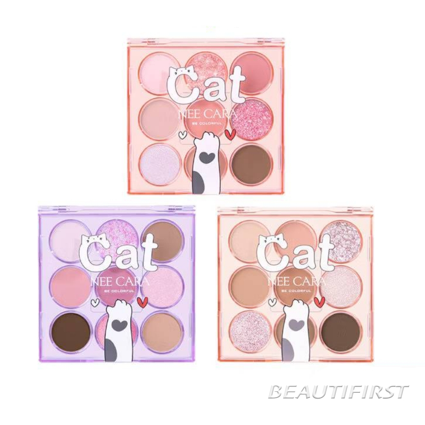 อายแชโดว์ NEE CARA CAT 9-COLOR EYESHADOW