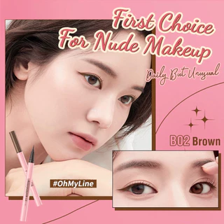 Pinkflash Ohmyline อายไลเนอร์ สีดํา เนื้อแมตต์ กันน้ํา ติดทนนาน ทั้งวัน ใช้งานง่าย ไม่เลอะ Eye Liner