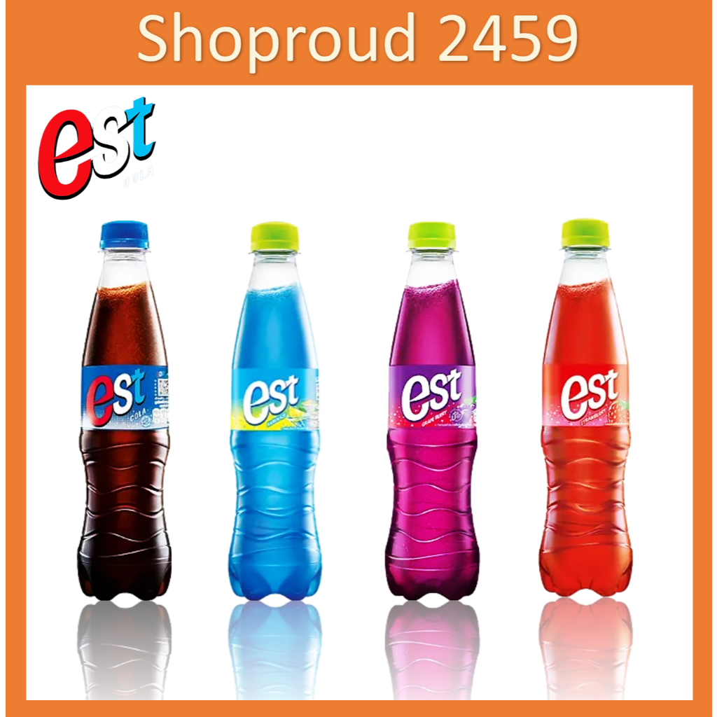 est cola น้ำอัดลมมีทั้งหมด 4 รสชาติ ขนาด 360 มล. จำนวน 12 ขวด