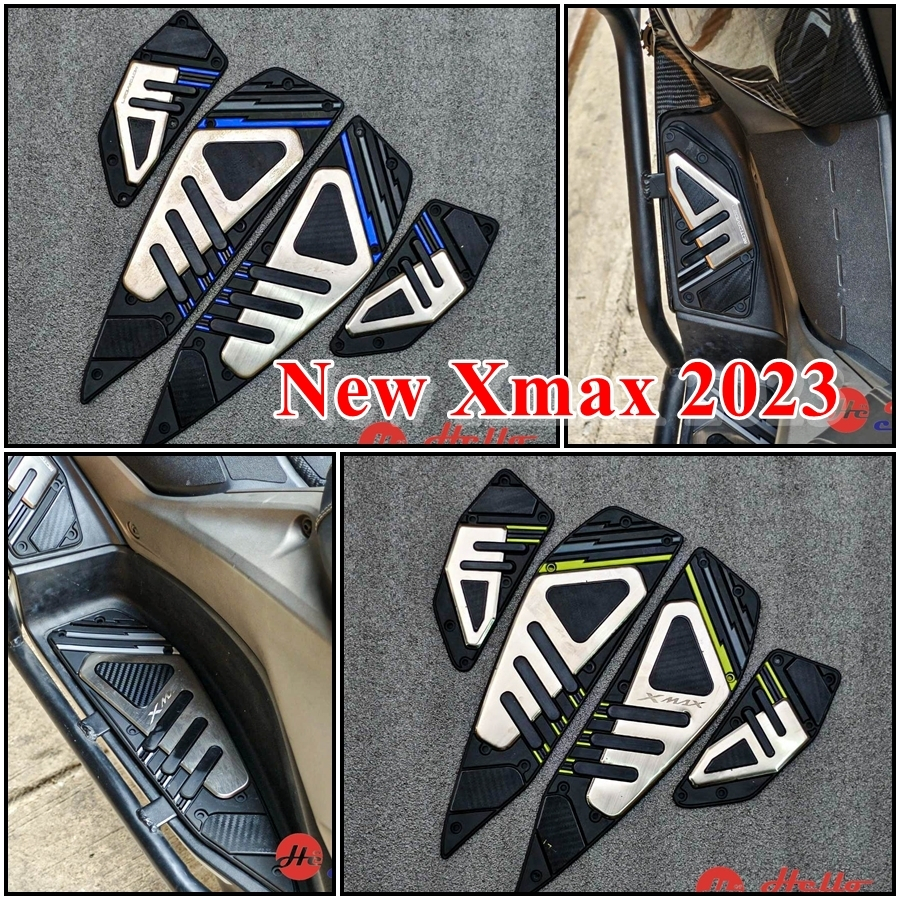 แผ่นรองเท้า เลส ซิลิโคน Xmax300 2017-2025 พักเท้าคนขับ Xmax 300
