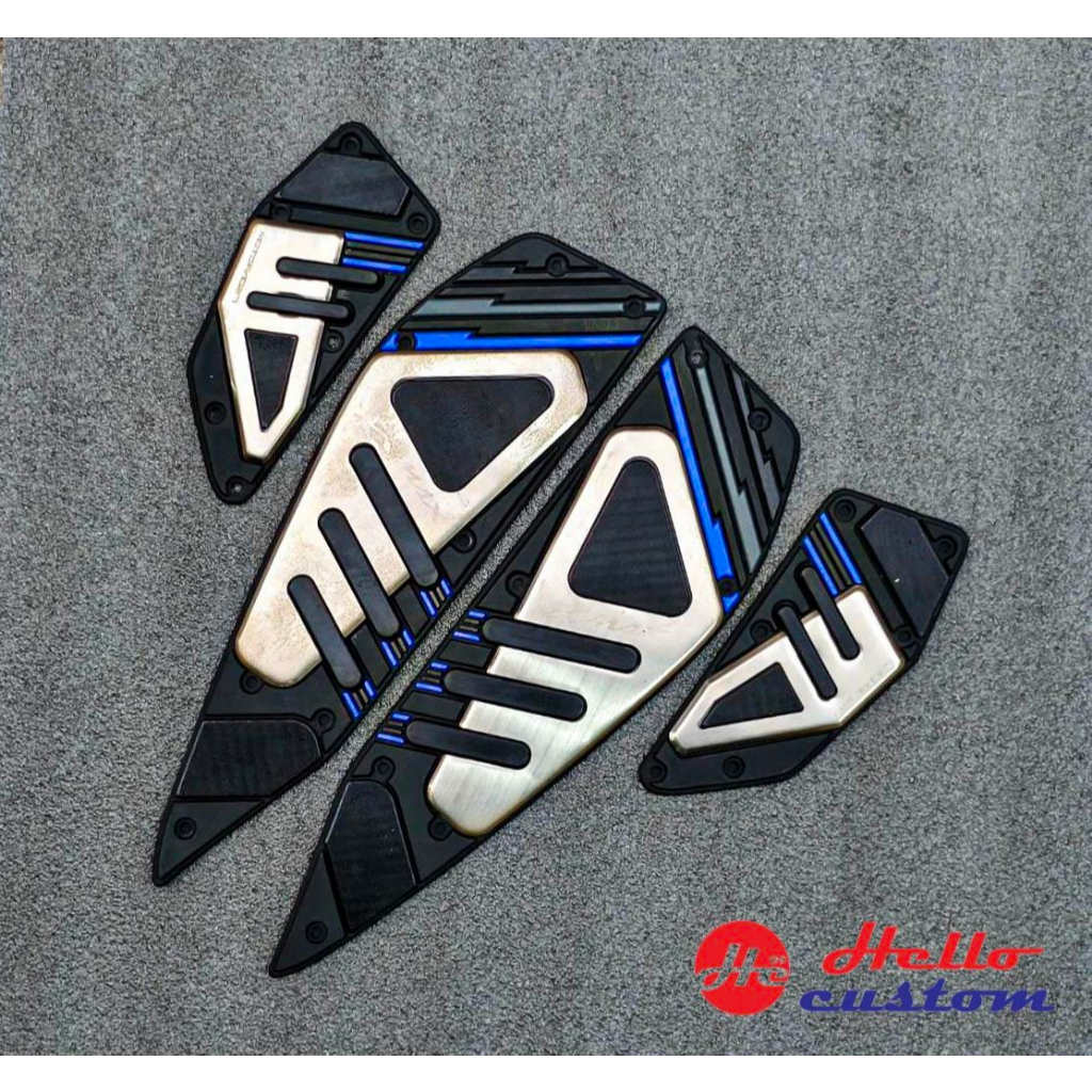 แผ่นรองเท้า เลส ซิลิโคน Xmax300 2017-2025 พักเท้าคนขับ Xmax 300 - รูปที่ 3