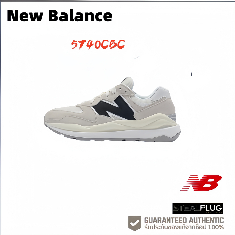 【สินค้าพร้อมส่ง】New Balance NB 5740 Grey Day M5740TA ของแท้ 100% รองเท้าผ้าใบสำหรับผู้ชาย และผู้หญิง