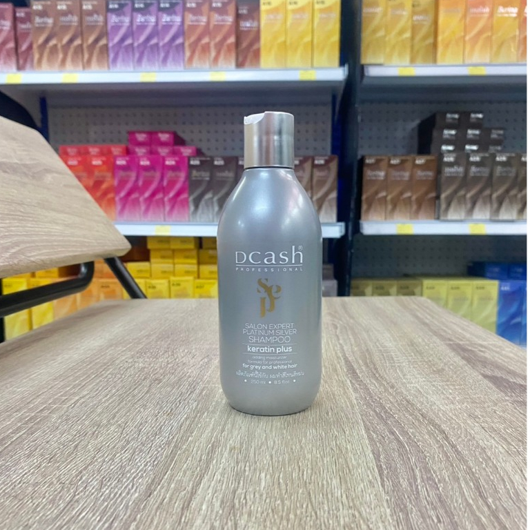 ดีแคช โปรเฟสชั่นนอล ซาลอน อาร์ตติสท์ ซิลเวอร์ แชมพู แชมพูเทา แชมพูม่วง Dcash Salon Artist Silver Sha