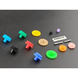 เฟือง Mini4WD มอเตอร์หน้า&หลัง (จำนวนฟันตรง) - Spur & Counter Gear kit for Mini4wd Front Motor and Rear Motor