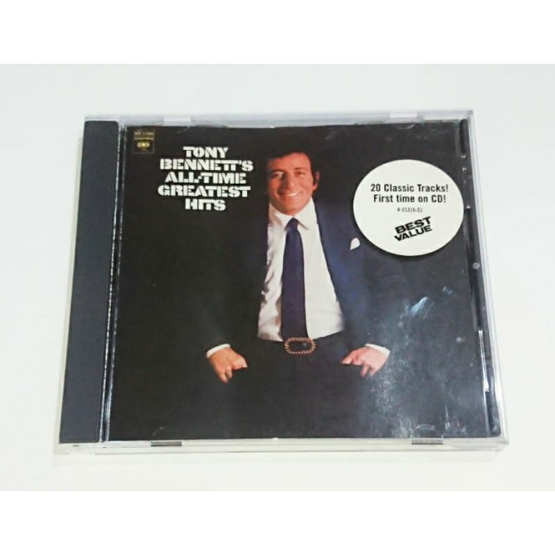 CD​ ซีดี​เพลง​ Tony Bennett's : All Time Greatest Hits (1997)
