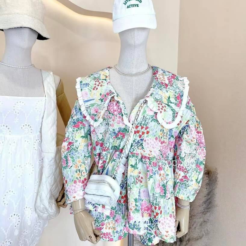 ส่งต่อ | ชุดเซตเสื้อกางเกงซัมเมอร์ลายดอกไม้ จากร้าน 9Shoppppp 💐
