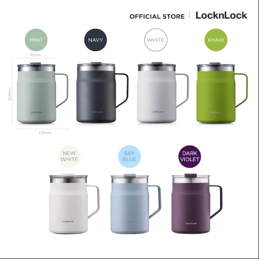 LocknLock - แก้วเก็บอุณหภูมิ Metro Mug ขนาด 475 ml. รุ่น LHC4219
