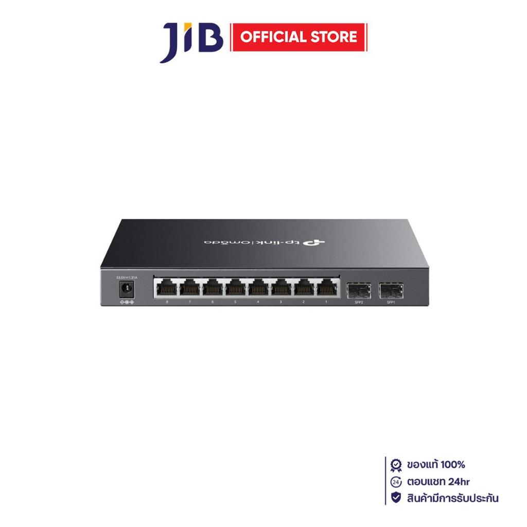SWITCH (สวิตช์) TP-LINK OMADA 10-PORT GIGABIT SMART SWITCH WITH 8-PORT POE+ (SG2210P)