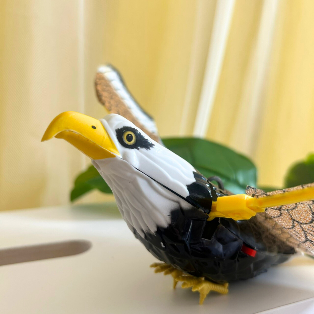 🦅 เหยี่ยวไล่นก !!! ปีกขยับได้ ไล่นก 🦅  อุปกรณ์ไล่นก สินค้าพร้อมส่ง  #HS-037 🦅 - รูปที่ 2