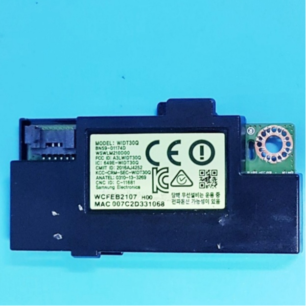ตัวรับสัญญาณ Wifi ทีวีซัมซุง (SAMSUNG Wi-Fi Module) อะไหล่แท้/ของถอด พาร์ท BN59-01174D :BN59-01174A 