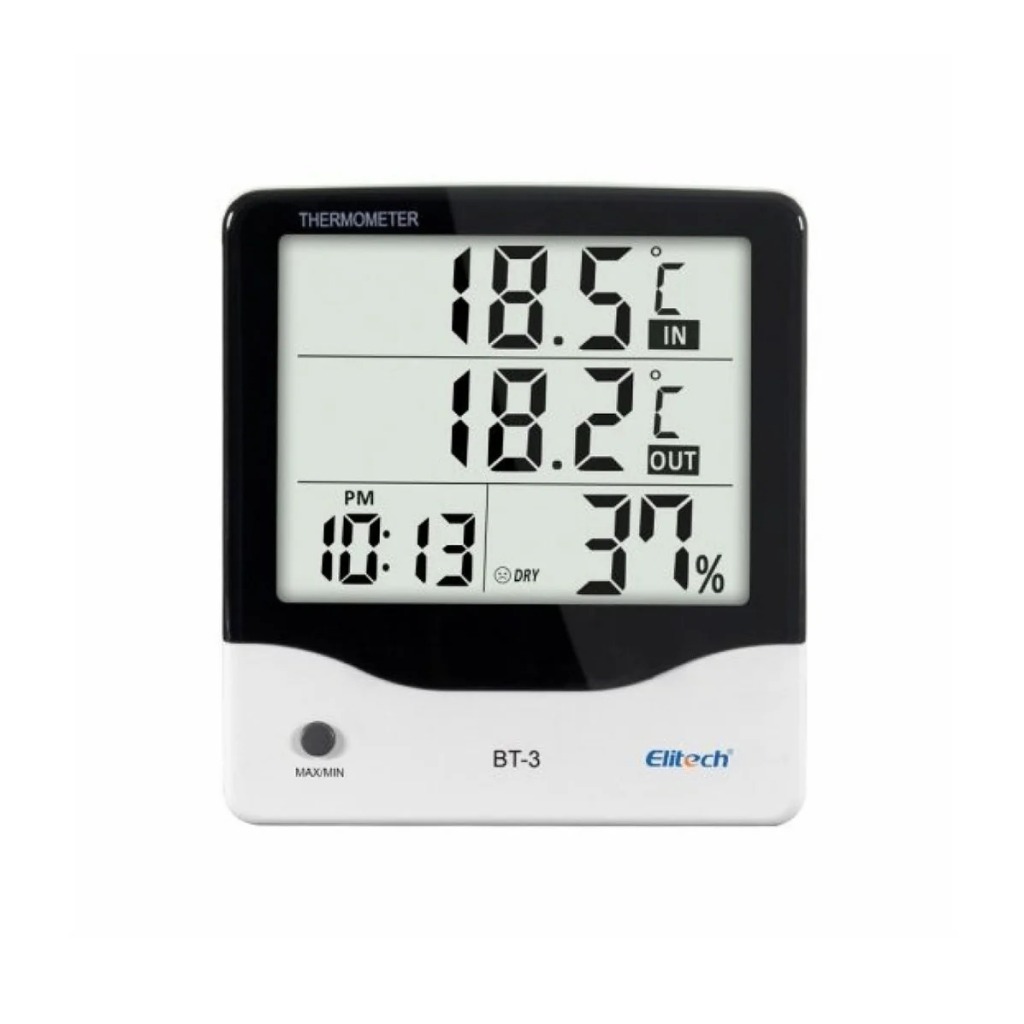 Elitech BT-3 เครื่องวัดอุณหภูมิและความชื้น indoor/outdoor จอLCD
