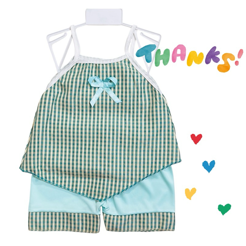 ชุดลายดอกเด็ก (รหัสFA27) ชุดสงกรานต์ เสื้อสายเดี่ยว+กางเกง 5-18 เดือน น้ำหนัก5-10กิโล ใส่สวยน่ารัก “พร้อมส่งจากไทย ” ราคา ถูกที่สุด ดีลบีเคเค แกลเลอรีภาพที่ 8