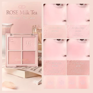 (กดในไลฟ์สด30%)(06พร้อมส่ง)DASIQUE BLENDING MOOD CHEEK บลัชออน4ช่อง