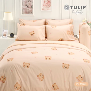 TULIP Delight Sweet Teddy Dream DLD041 ลายหมีน้อยชวนฝัน ชุดผ้าปูที่นอน ผ้านวม พิมพ์ดิจิตอล