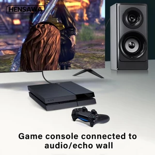 HENSAWA สาย Digital Optical Audio สายสัญญาณเสียง TOSLINK รองรับ S/PDIF, ADAT รุ่น AD112