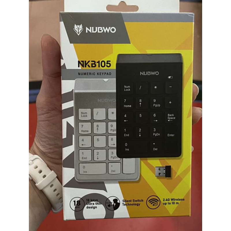 NUBWO NKB-105 WIRELESS NUMERIC KEYPAD