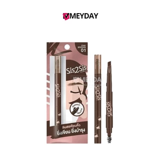 Sis2sis All Day Eyebrow Pencil ดินสอเขียวคิ้ว ซิสทูซิส ออล เดย์ อายโบรว์ เพนซิล 0.28g
